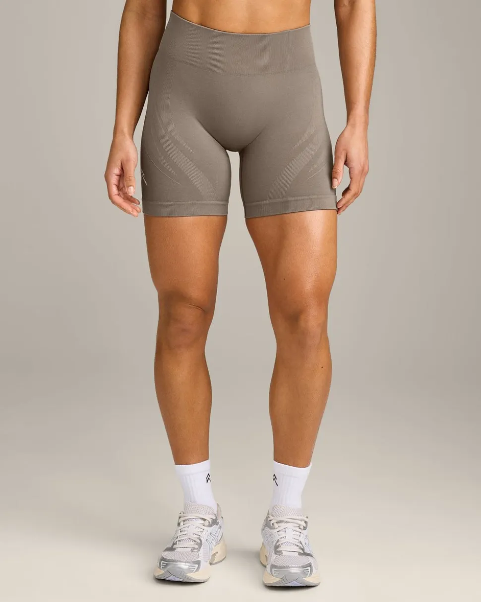 EnhanceLift™ Seamless Shorts with Grey Logo