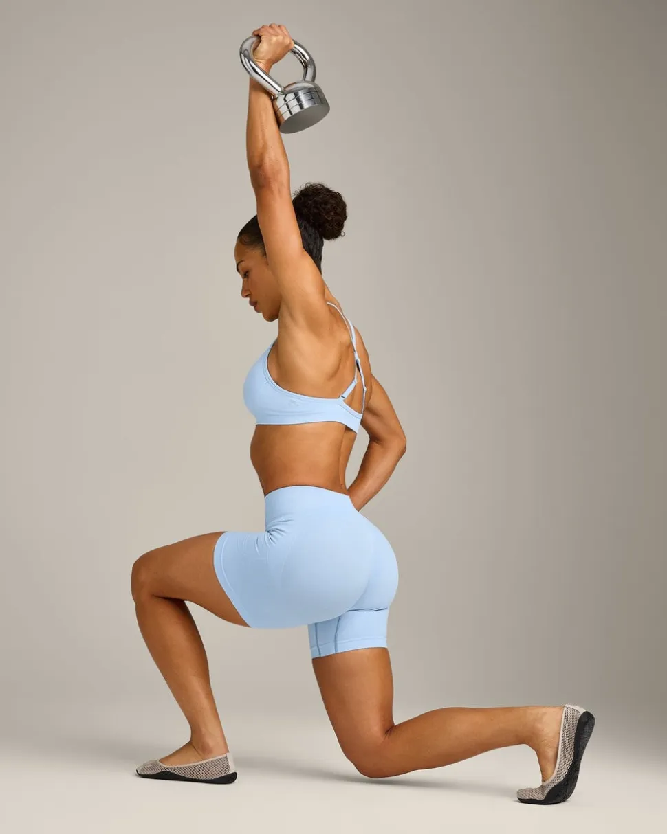 EnhanceLift™ Seamless Shorts with Grey Logo