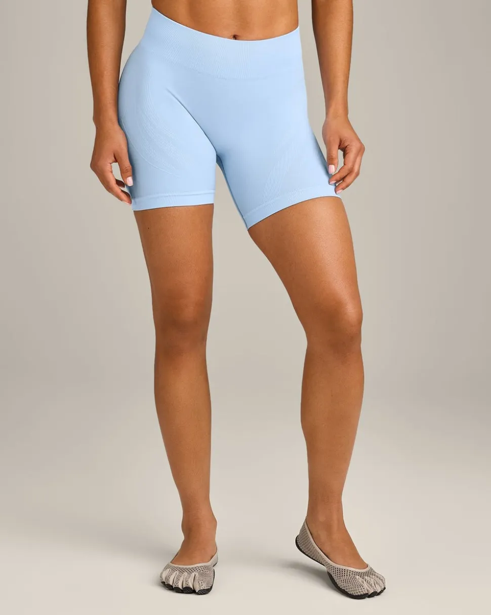 EnhanceLift™ Seamless Shorts with Grey Logo