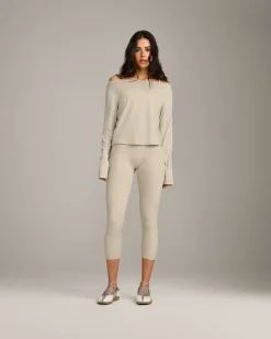 FormeSoft™ Relaxed Slash Neck Long Sleeve Top