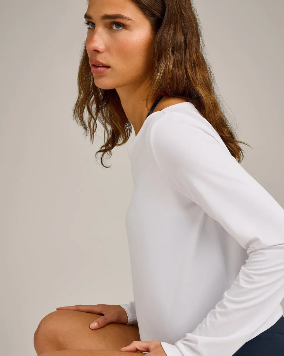 FormeSoft™ Relaxed Slash Neck Long Sleeve Top