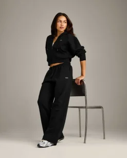 Foundations All Season Cropped Zip Through Hoodie