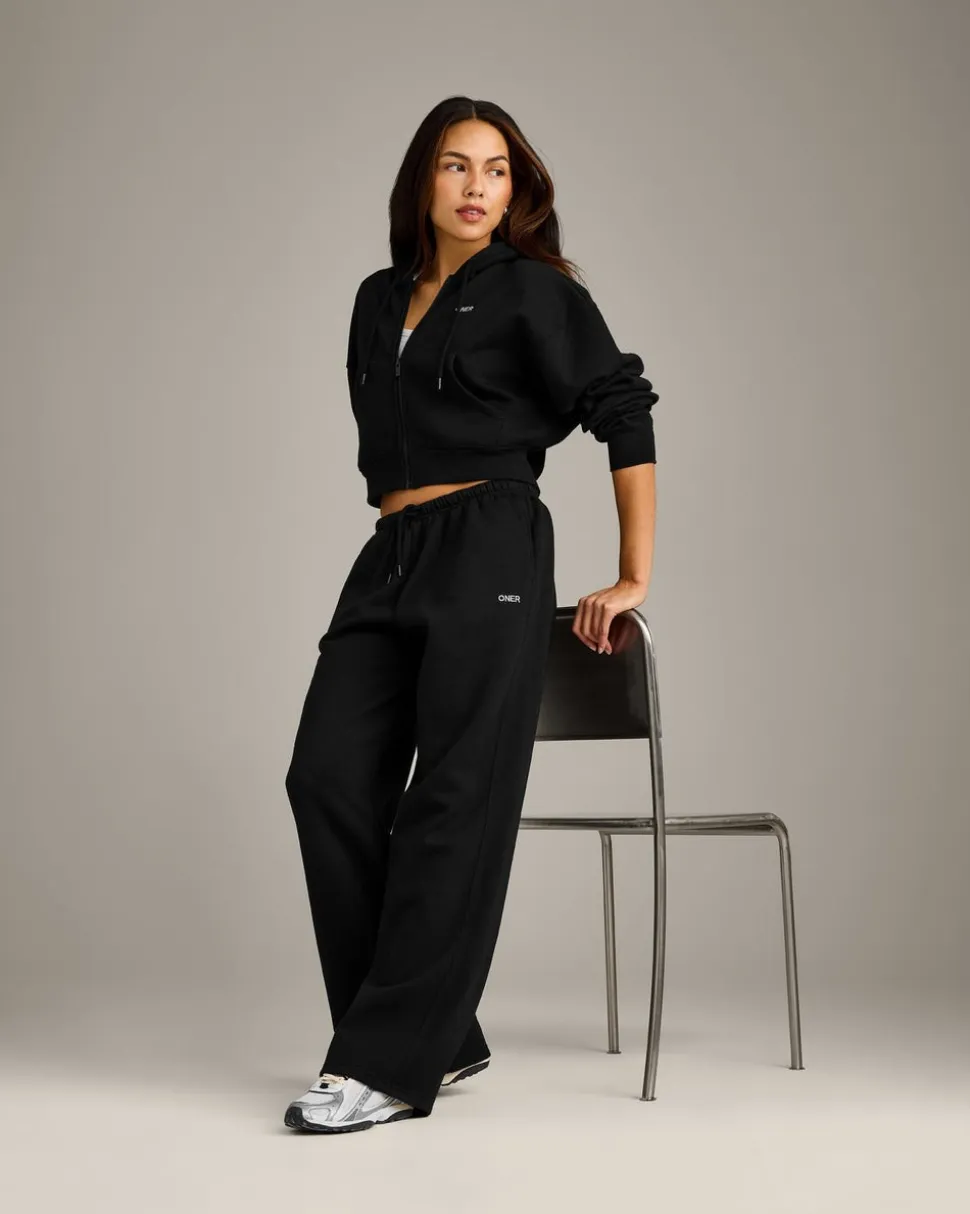 Foundations All Season Cropped Zip Through Hoodie