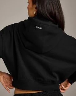 Foundations All Season Cropped Zip Through Hoodie