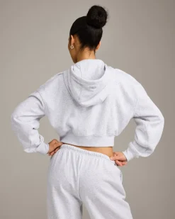Foundations All Season Cropped Zip Through Hoodie