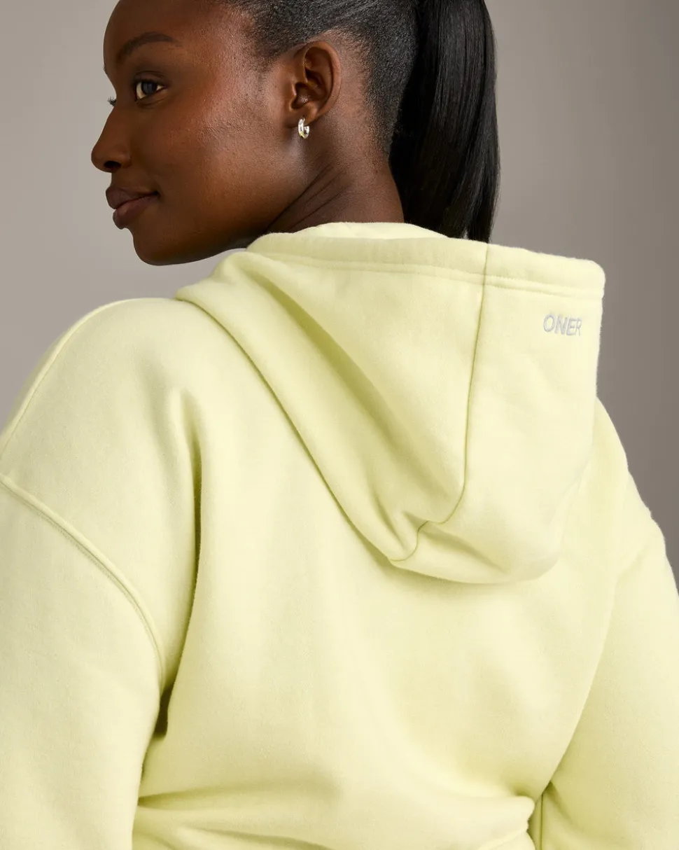 Foundations All Season Cropped Zip Through Hoodie