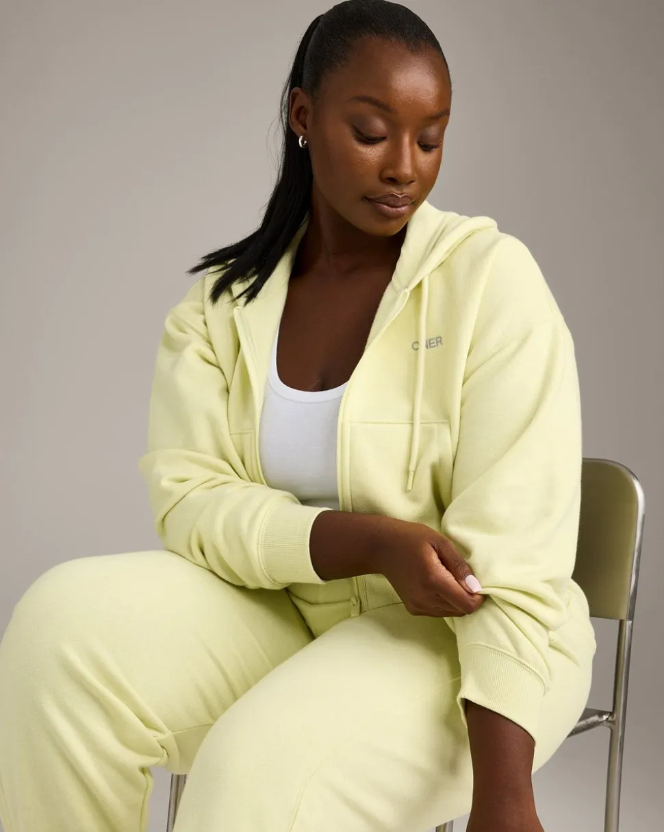 Foundations All Season Cropped Zip Through Hoodie