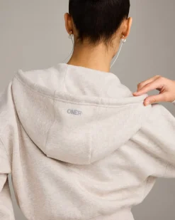 Foundations All Season Cropped Zip Through Hoodie