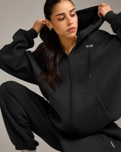 Foundations Cosy Oversized Zip Through Hoodie