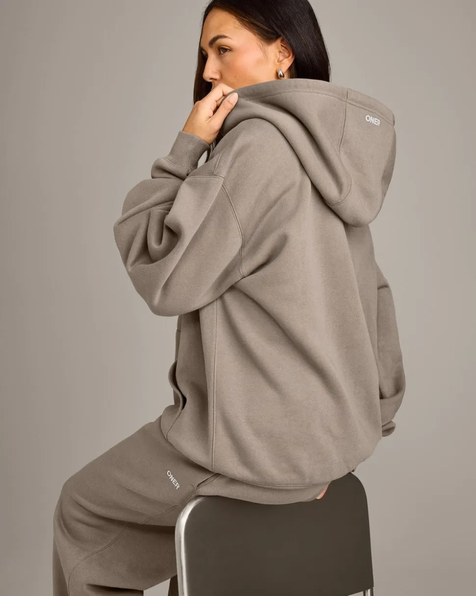 Foundations Cosy Oversized Zip Through Hoodie