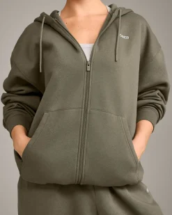 Foundations Cosy Oversized Zip Through Hoodie