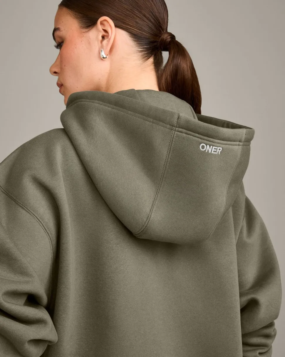 Foundations Cosy Oversized Zip Through Hoodie