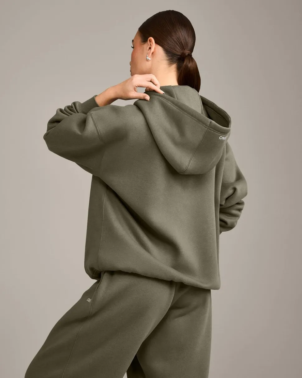 Foundations Cosy Oversized Zip Through Hoodie