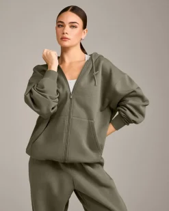 Foundations Cosy Oversized Zip Through Hoodie