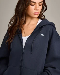 Foundations Cosy Oversized Zip Through Hoodie