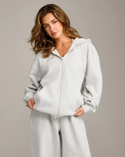 Foundations Cosy Oversized Zip Through Hoodie