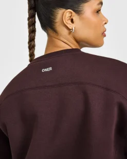 Foundations Crew Neck Sweatshirt with Grey Logo