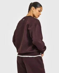 Foundations Crew Neck Sweatshirt with Grey Logo