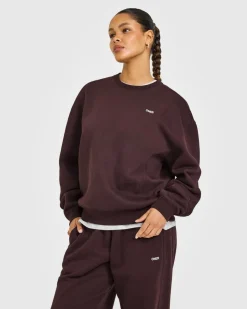 Foundations Crew Neck Sweatshirt with Grey Logo