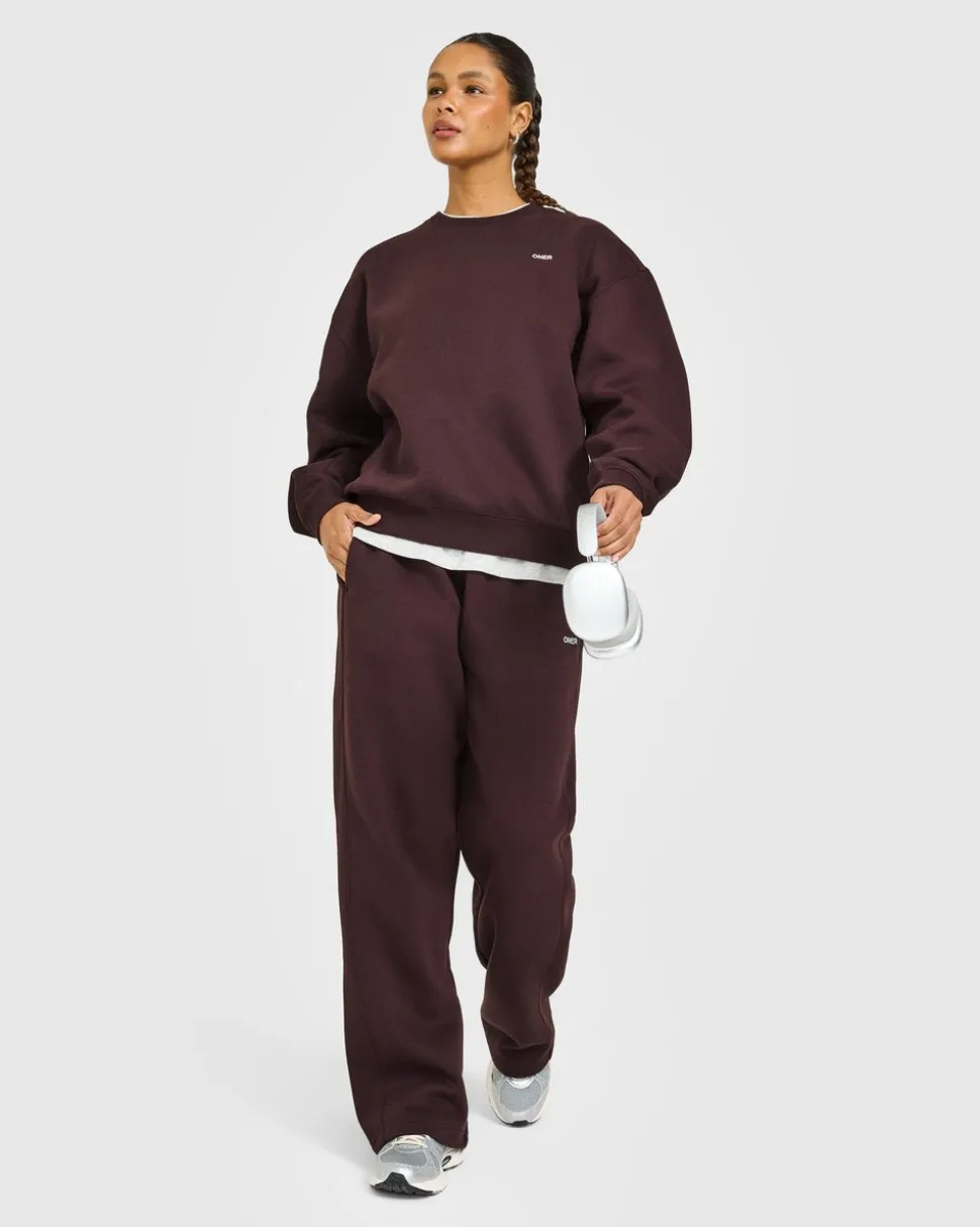 Foundations Crew Neck Sweatshirt with Grey Logo