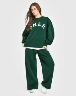Foundations Oversized Oner Girlfriend Straight Leg Joggers