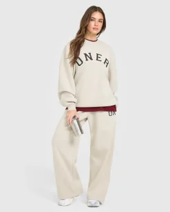 Foundations Oversized Oner Girlfriend Straight Leg Joggers