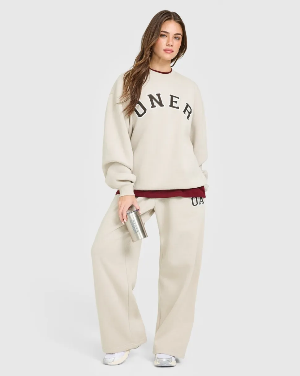 Foundations Oversized Oner Girlfriend Straight Leg Joggers