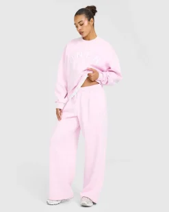 Foundations Oversized Oner Girlfriend Straight Leg Joggers