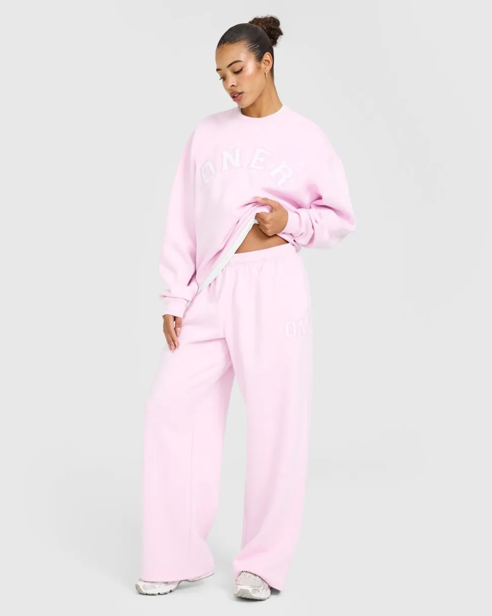 Foundations Oversized Oner Girlfriend Straight Leg Joggers