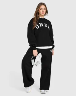 Foundations Oversized Oner Girlfriend Straight Leg Joggers