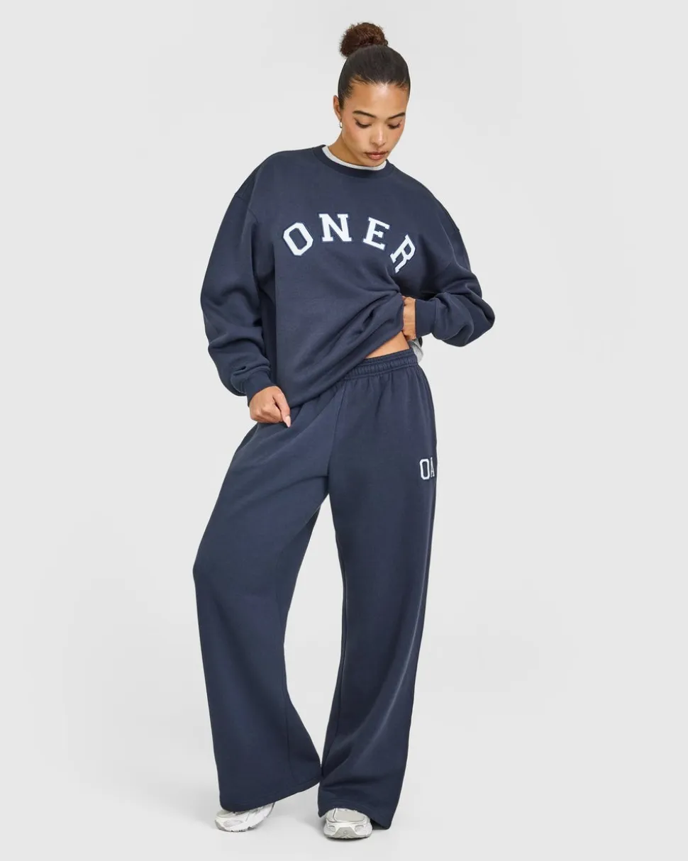 Foundations Oversized Oner Girlfriend Straight Leg Joggers