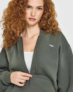 Foundations Zip Through Hoodie