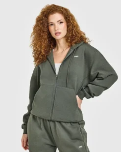 Foundations Zip Through Hoodie