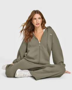 Foundations Zip Through Hoodie