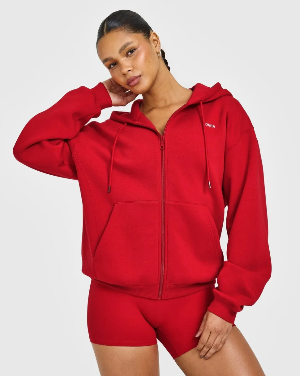 Foundations Zip Through Hoodie