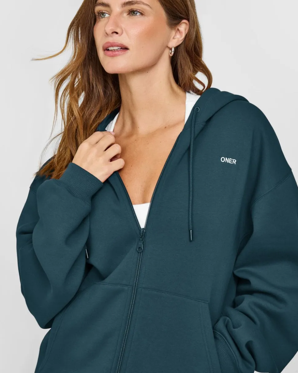 Foundations Zip Through Hoodie
