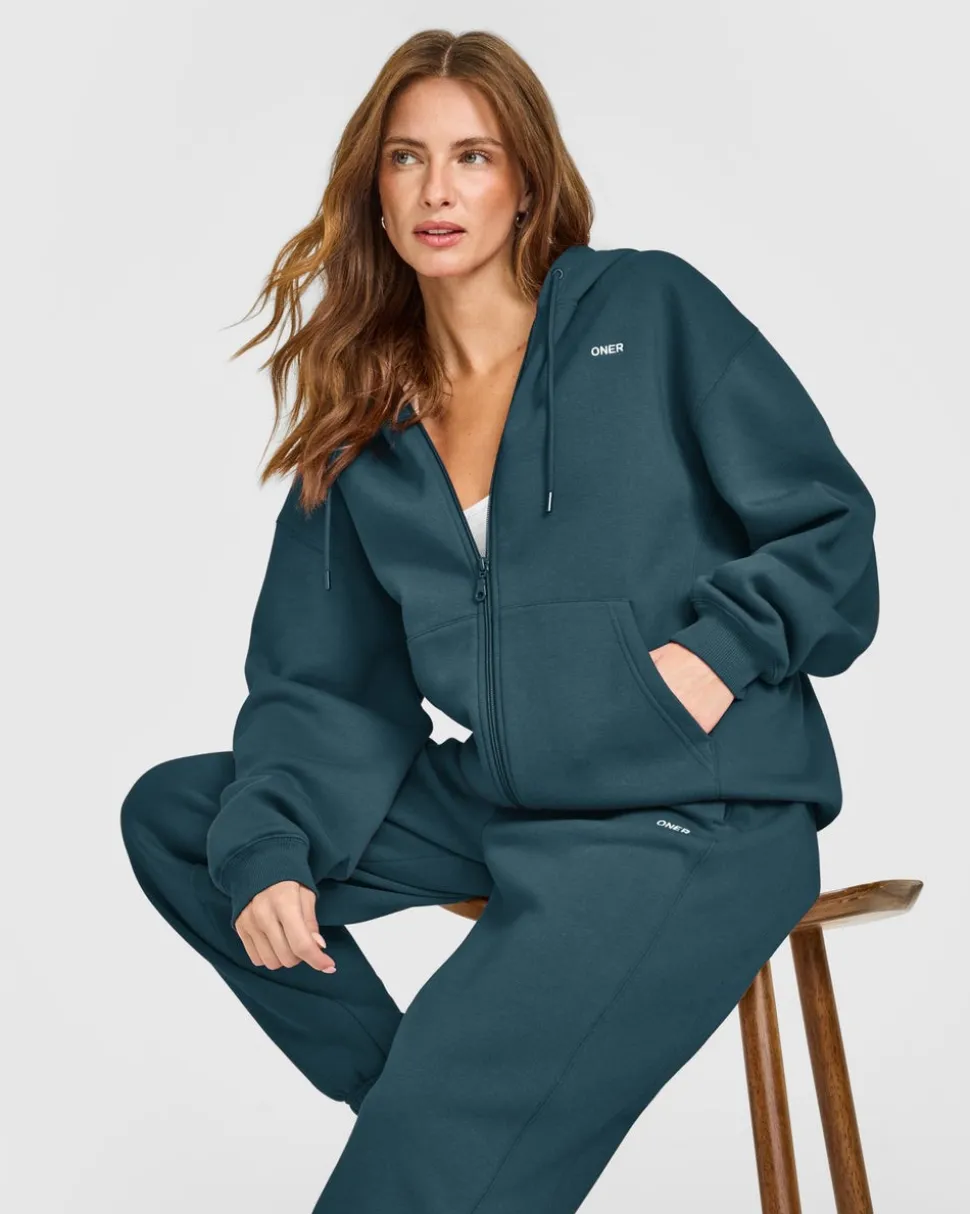 Foundations Zip Through Hoodie