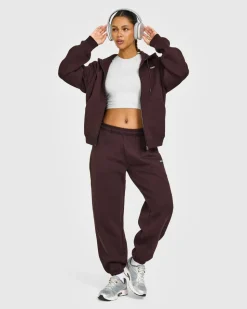 Foundations Zip Through Hoodie with Grey Logo