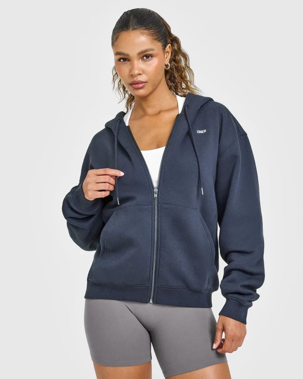 Foundations Zip Through Hoodie