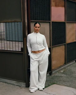 Jersey Tracksuit Straight Leg Joggers