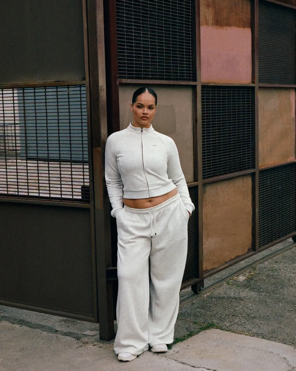 Jersey Tracksuit Straight Leg Joggers