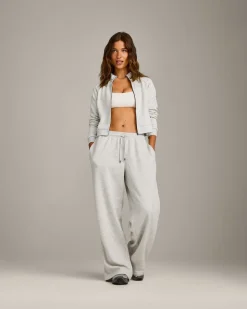 Jersey Tracksuit Straight Leg Joggers