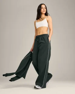 Jersey Tracksuit Straight Leg Joggers