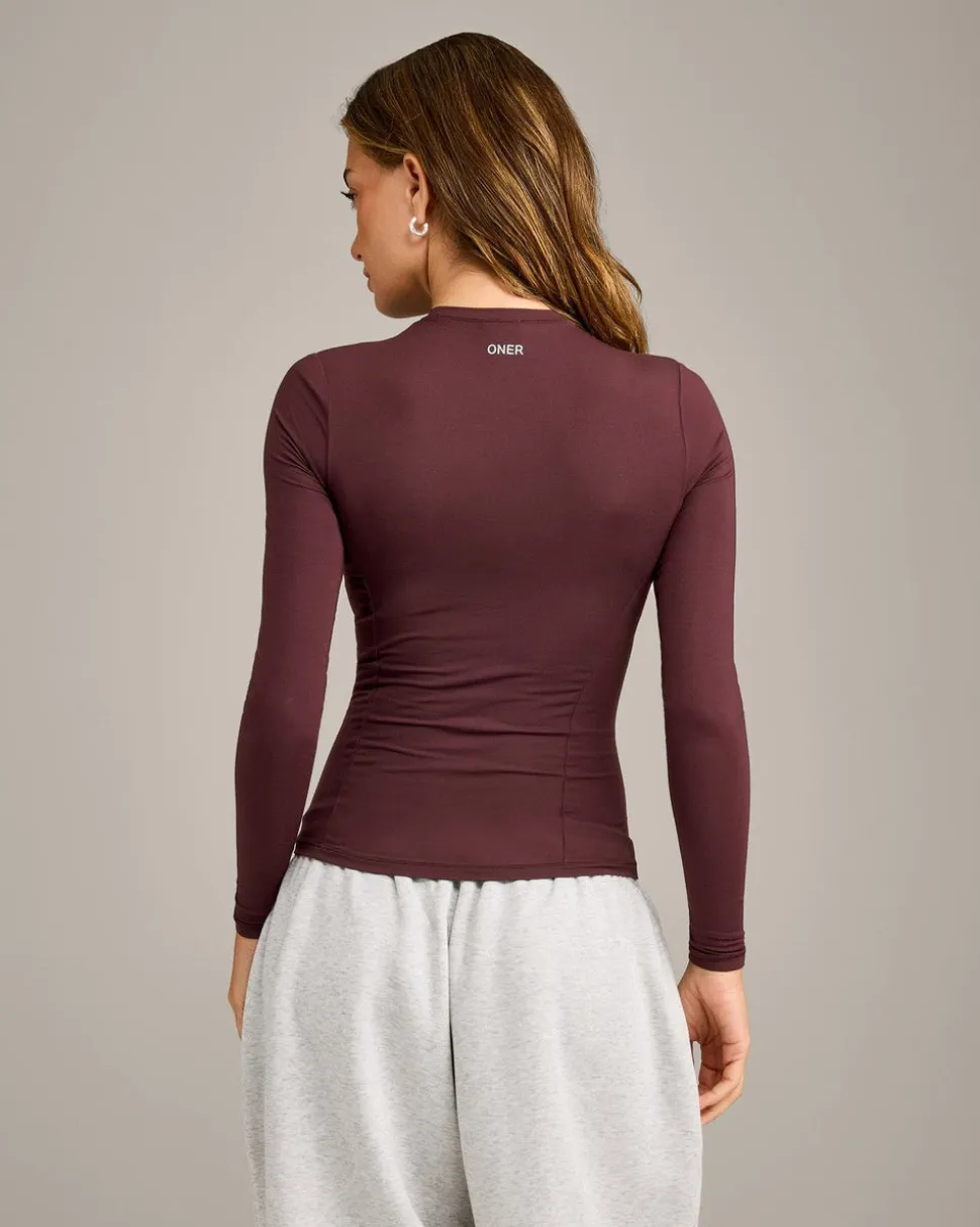 Mellow™ Motion Crew Neck Long Sleeve Top