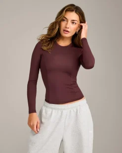 Mellow™ Motion Crew Neck Long Sleeve Top