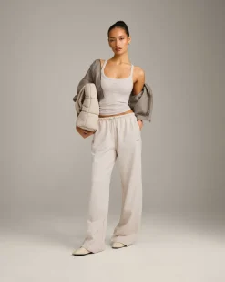 Mellow™ Rib Racer Back Vest with Built in Bra Shelf