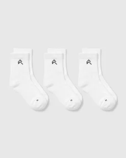 Mid Crew Socks 3 Pack