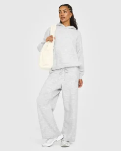 Oversized Knit Hoodie