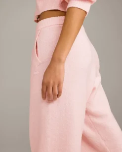 Oversized Knit Straight Leg Bottoms
