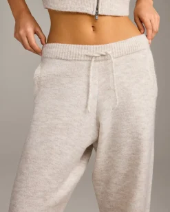 Oversized Knit Straight Leg Bottoms